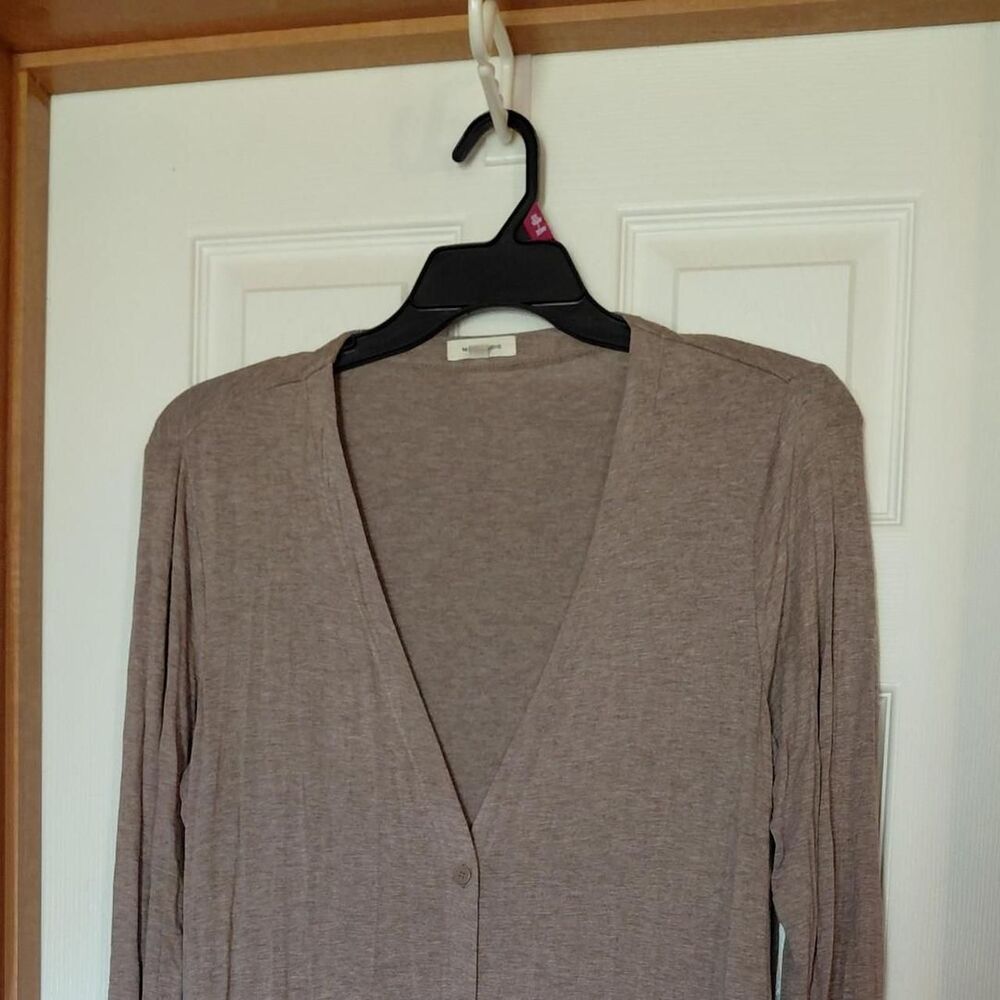 Max-studio Women's Brown and Tan Cardigan